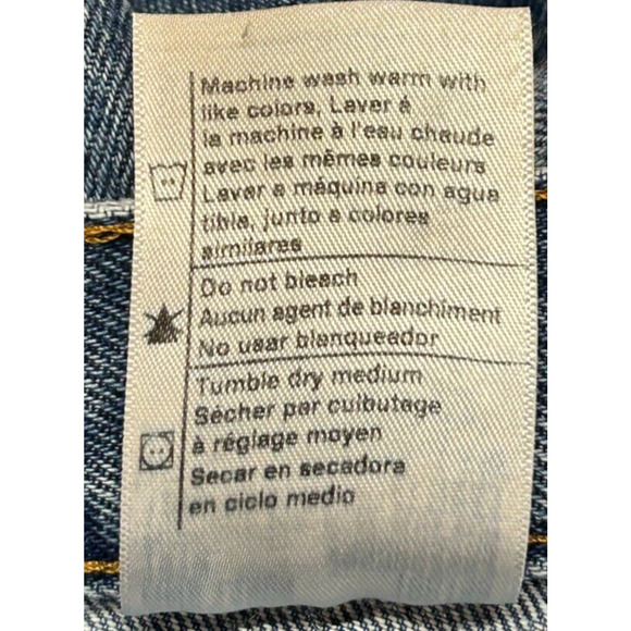 *Carhartt Jeans Mens 36X34 Blue Carpenter Actual 34X33 Relaxed Fit Straight Leg - Picture 9 of 10